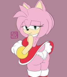 1girls amy_rose ass big_ass big_breasts big_butt breasts bubble_ass bubble_butt dress dress_lift eyelashes furry gatako_art green_eyes panties pink_fur seductive_look sega skirt skirt_lift sonic_(series) sonic_the_hedgehog_(series) thick_thighs thin_waist