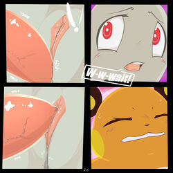 ! chikorita female male penetration penis pokemon pokemon_(species) pussy raichu surprised tom_smith vaginal_penetration