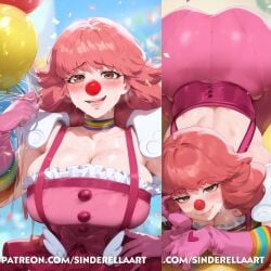 ai_generated ass_bigger_than_head big_breasts big_breasts big_butt birthday birthday_party breasts_bigger_than_head busty clown clown_girl commission female geiru_toneido gyakuten_saiban gyakuten_saiban heavenly_ass huge_ass huge_breasts large_ass large_breasts party patreon patreon_url patreon_username pawg public sinderellaart thick thick_ass thick_legs thick_thighs voluptuous voluptuous_female