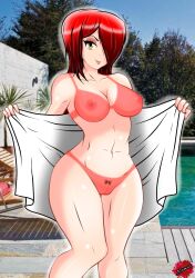 bikini female looking_at_viewer nomus_hl parasoul skullgirls translucent video_games