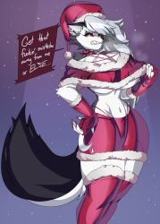 loona (helluva boss) from christmas by captain kirb