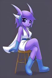 ai_generated anthro aquatic_dragon dragon female female_protagonist freedom_planet galaxytrail looking_at_viewer sash_lilac video_games water_dragon xerberus0