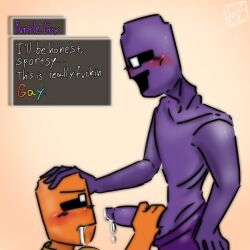 blowjob blush cum dave_miller_(dayshift_at_freddy's) davesport dayshift_at_freddy's dsaf gay gay_sex jack_kennedy_(dayshift_at_freddy's) oral orgasm