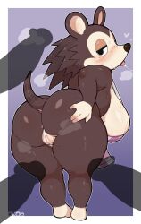 2023 4_fingers animal_crossing anthro anus_peek ass bent_over big_breasts big_butt bikini biped black_eyes blue_background blush bodily_fluids border breasts brown_body brown_ears brown_fur brown_nose brown_tail camel_toe clothed clothing colored countershade_face countershade_fur countershade_torso countershading cum digital_media_(artwork) disembodied_penis erection eulipotyphlan female female_anthro female_focus fingers freckles full-length_portrait fur gamukami genital_fluids genitals glistening glistening_body glistening_breasts glistening_butt glistening_fur gloves_(marking) group half-closed_eyes heart hedgehog hi_res huge_breasts humanoid_genitalia humanoid_hands humanoid_penis innie_pussy kemono leg_markings looking_at_viewer looking_back looking_back_at_viewer male male/female mammal markings monotone_ears monotone_tail multicolored_body multicolored_fur narrowed_eyes nintendo penis pink_tongue plump_labia portrait presenting presenting_hindquarters presenting_pussy pussy pussy_juice raised_tail rear_view sable_able shaded signature simple_background skimpy socks_(marking) solo_focus standing steam sweat sweaty_breasts sweaty_butt swimwear tail tan_body tan_countershading tan_fur tan_inner_ear thick_thighs tongue tongue_out translucent translucent_clothing two_tone_body two_tone_fur white_border