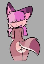 anthro ass ass_focus female female_only soulwax_art x_pasties