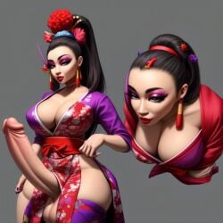 ai_generated futa_only futanari futanari geisha huge_cock self_upload sexy.ai