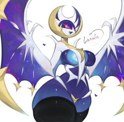 1girls 2023 2d 2d_(artwork) animal_humanoid anthro ass bat bat_girl big_ass big_breasts breasts chiropteran fanart game_freak gold_trim heart hips large_ass legendary_pokémon looking_at_viewer lunala milf mommy mommy_kink monster monster_girl moon multicolored_body nintendo pink_eyes pokemon pokemon_(species) pokemon_usm pokephilia smile smiling_at_viewer stockings thick_thighs thighhighs thighs toge77789 togetoge voluptuous voluptuous_female wings