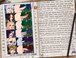 erection fiora_laurent futa_only futanari huge_cock human kayle league_of_legends luxanna_crownguard morgana penis penis_size_chart penis_size_difference poppy quinn supercakes text