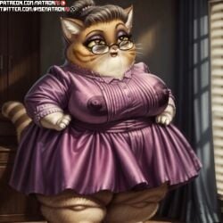 1girls 4k ai_generated anthro bbw big_breasts breasts feline female furry furry_only gilf gmilf granny highres hips huge_hips lackadaisy large_breasts massive_breasts massive_butt massive_thighs matronai_(artist) mature mature_female mature_woman nina_mcmurray obese obese_anthro obese_female old older_female patreon patreon_username pinup solo solo_female solo_focus ssbbw stable_diffusion thighs twitter_username webcomic wide_hips