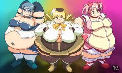 bbw belly_overhang big_belly big_breasts big_female chubby chubby_female double_chin fat fat_ass fat_female fat_fetish fat_girl fat_woman fatty huge_belly image large_female madoka_kaname mahou_shoujo_madoka_magica mami_tomoe miki_sayaka obese obese_female overweight overweight_female plump plump_pine pork_chop puella_magi_madoka_magica ssbbw thick_thighs weight_gain