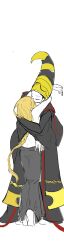 2girls elden_ring female female_only fromsoftware kissing light-skinned_female light_skin milf multiple_girls onlyegg queen_marika_the_eternal rennala_queen_of_the_full_moon topless yuri