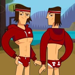 gay slutty_outfit solo_male total_drama_island tyler_(tdi) weasdepiro yaoi