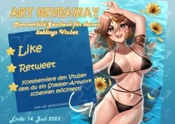 asche aschekunst brown_hair dirty dirty_girl dressed german german_text german_vtuber indie_virtual_youtuber lightmotif long_hair messy messy_hair musk musk_fetish musky swimsuit tomboy trash virtual_youtuber vtuber