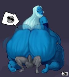 1boy 1girls alternate_ass_size alternate_breast_size anon armwear ass balls big_ass big_breasts big_penis blue_body blue_diamond_(steven_universe) blue_hair breasts busty cartoon_network cellulite dat_ass diamond_authority dumptruck_ass fat_ass gem_(species) gigantic_breasts huge_ass huge_breasts huge_cock ignantastro large_ass large_breasts larger_female penis sex smaller_male stardustpapi steven_universe thick_ass thick_thighs thunder_thighs wide_hips