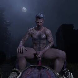 1human 1monster 2boys 3d 3d_model 505_games animated bottom_on_top bouncing_on_penis cemetery cowgirl_position dead_by_daylight gay gay_anal gay_sex graveyard groaning growling kazan_yamaoka male moaning monster_cock monster_on_human moon moonlight mp4 night reverse_cowgirl_position riding_cock sound sound_effects tagme tattooed_male the_oni_(dbd) video vittorio_toscano voice_acted white_hair