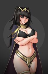 black_hair breasts female female_only fire_emblem fire_emblem_awakening jackary_draws nintendo solo tharja_(fire_emblem)