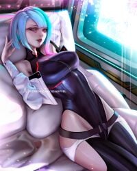 cyberpunk:_edgerunners female female_only fully_clothed illasvyel lucyna_kushinada tagme