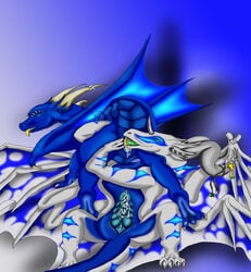 blue dragon female iggy male messy oral sana tongue wings