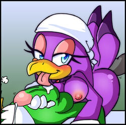 ass auntymoira avian balls bandana beak blue_eyes blush breasts cum cum_drip dripping fellatio female green jet_the_hawk jetave licking looking_at_viewer male nipples oral oral_sex penis purity purple romantic romantic_couple sega sex sonic_(series) sonic_riders tongue wave_the_swallow