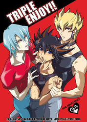 jack_atlas kyosuke_kiryu tagme yu-gi-oh! yu-gi-oh!_5d's yusei_fudo