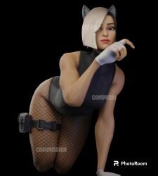 antonia_(fortnite) cat_costume fortnite tagme