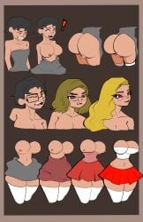 1boy 1girls cheerleader college crossgender female feminization forced genderswap_(mtf) girl locker male mtf_crossgender rule_63 school schoolgirl transformation