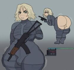 ass ass_focus ass_shake better_version_at_source big_ass bottom_heavy bottom_heavy_femboy chubby chubby_male femboy gun male male_only metal_gear metal_gear_solid metal_gear_solid_2 raiden_(metal_gear) ripped_clothing tagme therabutt therapee twitter_sample