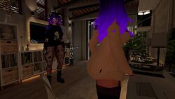 big_breasts black_hair black_lips black_lipstick blue_eyes breasts charlottevr dominant dominant_female fishnets goth goth_girl gothic meme milkers mommy mommy_dom mommy_kink mother purple_hair round_breasts tagme taller_female taller_girl twerk twerking video vr vr_media vrchat vrchat_avatar vrchat_media vrchat_model