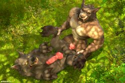 2023 3:2 3d_(artwork) anal anal_sex animal_genitalia animal_penis anthro anthro_on_feral anthro_penetrating anthro_penetrating_feral anus ass averyhyena balls big_balls big_penis blizzard_entertainment canid canine canine_genitalia canine_penis canis claws digital_media_(artwork) duo erection feet feral feral_penetrated from_front_position fur genitals hi_res hindpaw interspecies knot looking_at_viewer lying male male/male male_on_feral male_penetrated male_penetrating male_penetrating_male mammal missionary_position nude on_back outdoor_nudity outdoor_sex outside pawpads paws penetration penis sex source_filmmaker teasing toe_claws toes warcraft were werecanid werecanine werewolf wolf worg worgen zoophilia