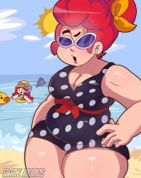 ame_momos brawl_stars female jessie_(brawl_stars) pam_(brawl_stars) summer_jessie_(brawl_stars) tagme