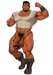 abs balls bar_censor bara biceps bodybuilder censor_bar censored censored_genitalia censored_penis chest_hair facial_hair flaccid flaccid_penis gay hairy hairy_chest hairy_legs hairy_male hairy_thighs hunk hyper hyper_balls hyper_genitalia hyper_penis hyper_testicles kuromine_hiraya male male_focus male_only muscles muscular muscular_arms muscular_ass muscular_legs muscular_male muscular_thighs nipples pecs penis pointless_censoring pubic_hair solo solo_male testicles veins veiny_penis yaoi yuatari