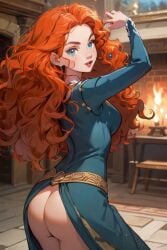 ai_generated ass brave dancing disney disney_princess exposed merida pixar