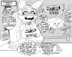 2023 age_difference anthro bear blush bodily_fluids braces breasts canid canine canis cleavage clothed clothing collar comic cuckquean cum cum_in_pussy cum_inside dialogue dilf dirty_talk domestic_dog eyewear female forced fox from_front_position gag gaming genital_fluids glasses group hand_on_stomach headphones hi_res homophobia homophobic_slur impregnation_attempt impregnation_request infidelity interspecies larger_male livestream looking_at_viewer lying male male/female mammal mating_press mature_male missionary_position natural_order_(series) on_back orientation_play photo playing_videogame pregnant rape sex simple_background size_difference slashysmiley smile speech_bubble stated_heterosexuality stated_homosexuality stated_sexuality streaming technical_incest text time_period trio uncensored ursine vaginal_penetration video_game_reference younger_female