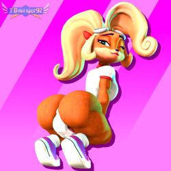 anthro bandicoot coco_bandicoot crash_(series) female female_protagonist looking_at_viewer looking_back looking_back_at_viewer tbwinger92 video_games