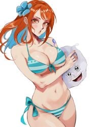 big_ bikini breasts cleavage female female_only nami one_piece post-timeskip solo vcais