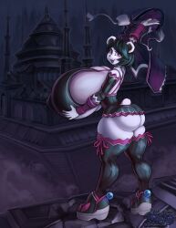 anthro big_ass big_breasts female female_protagonist freedom_planet freedom_planet_2 hip_dips looking_at_viewer neera_li panda snao video_games