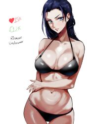 big_breasts bikini cleavage female female_only hourglass_figure nico_robin one_piece post-timeskip strip_game vcais wide_hips