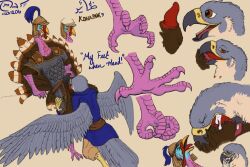 anthro arabic_text armor avian avian_caruncle beak beak_fetish beak_play beak_sex beakjob becoming_erect bird blue_clothing blue_coat blue_topwear bodily_fluids brown_body brown_feathers clothed clothed_sex clothing coat cum cum_dripping_from_tougue cum_in_beak cum_in_mouth cum_inside duo english_text excited falcon falconid feathers feet fellatio genital_fluids grey_body grey_feathers headgear helmet kneeling kneeling_oral_position looking_at_viewer looking_pleasured male male/male meme open_beak open_mouth oral orgasm penile peregrine_falcon romantic romantic_couple russian_text scales scuted_arms scuted_feet scuted_hands scuted_legs scutes sex shabnack_(artist) signature snood_(anatomy) spread_wings tail_feathers talons text toe_curl toes tongue topwear wings yellow_body yellow_scales