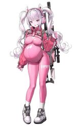 alice_(nikke) artist_request bodysuit goddess_of_victory:_nikke pregnant ready_to_pop source_request