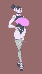 2d ? anthro big_breasts blue_eyes bowtie breasts cartoony clothing federica_(fnos) five_nights_at_freddy's five_nights_at_freddy's:_sister_location five_nights_of_sins_(trem.hunt.er) fnaf funtime_freddy funtime_freddy_(fnaf) funtime_freddy_(fnafsl) fur glowing_eyes hat headwear humanization humanized humanized_animatronic legwear scottgames sexytime_freddy_(trem.hunt.er) skimpy_clothes smile stockings top_hat trem.hunt.er_(artist) video_games white_body white_fur