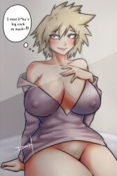 1girls affair areola areolae areolae_visible_through_clothing artist_request artist_signature bakugou_mitsuki big_areola big_areolae big_breasts big_nipples big_thighs blonde_hair blush boku_no_hero_academia breasts breasts_visible_through_clothing brown_eyes cheating cheating_wife comparing_penis erect_nipples erect_nipples_under_clothes female female_focus female_only hand_on_own_chest huge_areola huge_areolae huge_breasts huge_nipples huge_thighs hyper_breasts imminent_cheating imminent_netorare imminent_ntr infidelity izuku_midoriya large_breasts large_thighs light_skin milf mitsuki_bakugou my_hero_academia netorare nipples_visible_through_clothing ntr pubic_hair revealing_clothes short_hair spiky_hair thick_thighs thighs thinking thinking_about_another unfaithful unseen_male