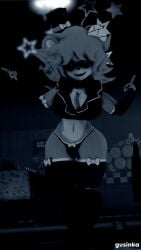 1girls breasts female female_only five_nights_at_freddy's fredina's_nightclub golden_freddy_(fnaf) golden_fredina_(cally3d) gusinka looking_at_viewer tagme type_0