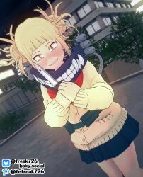 3d fefreak726 himiko_toga my_hero_academia tagme