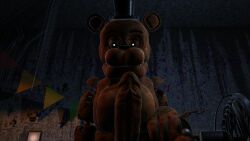 1boy 1male 1man 3d 3d_(artwork) 3d_model animatronic animatronics bear big_penis brown_fur five_nights_at_freddy's five_nights_at_freddy's_2 fnaf fnaf2 freddy_(fnaf) freddy_fazbear furry furry_only looking_at_viewer looking_at_viwer male_only massive_penis office on_table penis penis_out pov robot robot_penis waiting_for_sex withered withered_freddy