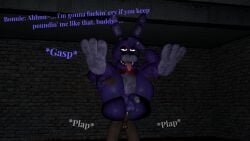 2boys ahe_gao almost_crying anal anal_sex animatronic anon anonymous_male anthro balls ballsack big_ass big_butt body_fur bonnie_(fnaf) bonnie_the_bunny bunny_boy classic_bonnie_(fnaf) crossed_eyes dangling_testicles enjoying_rape erection eyes_rolling_back five_nights_at_freddy's five_nights_at_freddy's_(2014) full_nelson_(legs_held) gasping_for_air gay gay_sex humanoid_penis low_hanging_balls male male_moaning male_only partial_male pctoaster penis penis_in_anus purple_fur rape scrotum semi-erect sfm smooth_penis source_filmmaker southern_accent testicles tongue tongue_out veiny_penis wet_penis