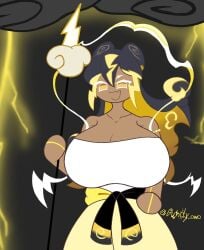 artist_request artist_signature big_breasts breasts busty cookie_run cookie_run_kingdom huge_ass large_breasts stormbringer_cookie tagme