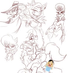 archie_comics braeburn braeburn_(mlp) darkwing_duck darkwing_duck_(character) disney dr._tran duck friendship_is_magic hasbro hedgehog mel_the_hybrid mobian_(species) monochrome morgana_macawber my_little_pony rainbow_dash_(mlp) sally_acorn sega smooth_skin sonic_(series) sonic_satam sonic_the_hedgehog_(archie) sonic_the_hedgehog_(comics) sonic_the_hedgehog_(series)