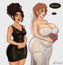 1futa 1girls 2024 age_difference aunt aunt_and_niece big_breasts breasts breasts_bigger_than_head clothed clothing couple dark-skinned_female dialogue disney duo encanto english_text female fully_clothed futa_wife futa_with_female futanari heavily_pregnant human implied_futanari incest incest_marriage incest_pregnancy latina light_skin married married_couple mature_female milf mirabel_madrigal pepa_madrigal pregnant pregnant_female ready_to_pop rocner standing text thick_thighs thighhighs venus_body voluptuous_female wedding wedding_dress wholesome wide_hips wife wife_and_wife younger_futanari