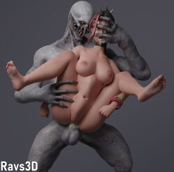 3d blender breasts crying cum cum_drip cum_in_mouth feet forced fortnite fortnite:_battle_royale helsie_(fortnite) male nude penetration penis rape ravs3d regenerator regenerator_(resident_evil) resident_evil simple_background