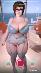 almightypatty big_breasts huge_breasts mei_(overwatch) tagme video